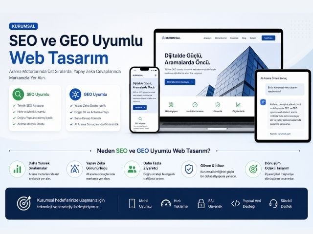 Hem Google Algoritmalarına Hem Yapay Zekâ Botlarına Uyumlu Web Tasarım